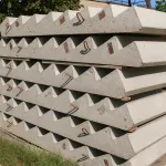 Лестничный марш ЛМП 57.11.18-5-13 5050х1150х1800 мм ГОСТ 9818-2015