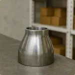 Переход стальной эксцентрический 125х50 (133х57 мм) приварной неоцинкованный ГОСТ 17378-2001